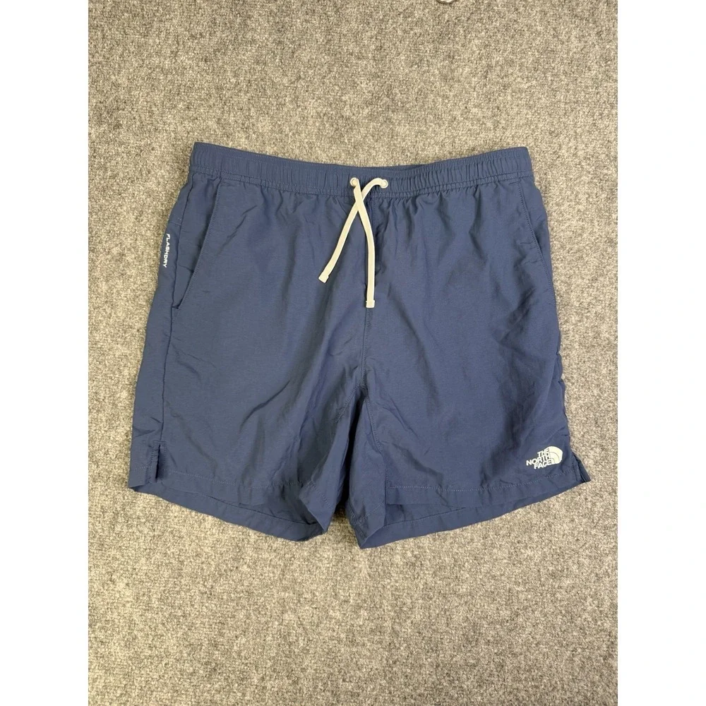 Men's The North Face Blue Flashdry Hiking Swimming Shorts Size Medium
